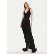 Elisabetta Franchi Večerna obleka AB-590-42E2-V760 Črna Slim Fit