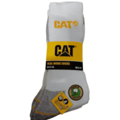 Caterpillar moške športne nogavice, bele, 41/45, 3 pari (DY168)