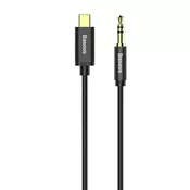 BASEUS Yiven audio kabel USB-C / 3.5mm jack 1.2m, crno