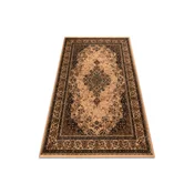 RugsX Preproga volna KASHQAI 4355 100 orientalski, okvir, ornament bež/zelena 200x300 cm, (5000359129)