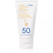 Korres Yoghurt Tinted Sunscreen tonirana krema za sončenje SPF 50 150 ml