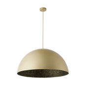 Luster na sajli SFERA 1xE27/60W/230V precnik 50 cm zlatna/crna