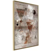 Poster - Brick-Built Triangles 20x30