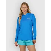 Salty Crew Unscripted Hooded Sunshirt Longsleeve Lycra bold blue