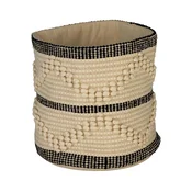 Eglo 426518 - Dekorativna korpa TOYAMA 25x25 cm bež/crna
