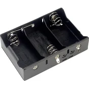 TRU COMPONENTS Držalo za baterije 3x Mono (D) spajkalni priključek TRU COMPONENTS BH-131D, (20635895)