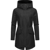 Ragwear Funkcionalen plašč Begonia črna