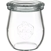 Weck Kozarec za vlaganje s steklenim pokrovom 60 ml, komplet 3 kosov, oblika tulipana
