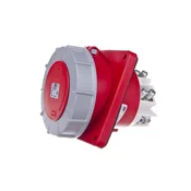 PCE Kotna vtičnica 125A 4P 400V /120x130/ rdeča IP67 POWER TWIST 444-6