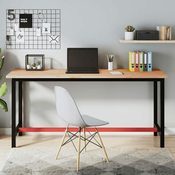 Greatstore Delovni pult 180x55x2,5 cm trdna bukovina
