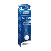 JutaVit - Šumeče tablete kalcija 500 mg z okusom limone, 18 kosov