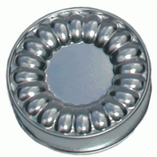 Rebrast kovinski modul za pecivo 12cm
