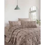 Hanah home Set Single prekrivac Pure, 160x235cm, Smeda