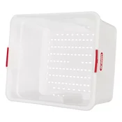 ARAVEN gastronorm posoda GN 2/1, HDPE, globina: 300 mm, prostornina: 70 L, perforirana (2 kos)