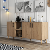 Hanah Home Komoda Exxen 180x80x45cm Hrast