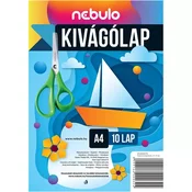 Nebulo: Izrezovalni list A/4, 10 listov