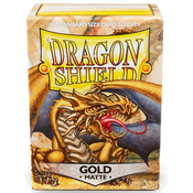 Dragon Shield 100 Standard Sleeves - Gold Matte