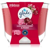 Dišeča sveča Glade Maxi Luscious Cherry & Peony, 204 g