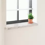 vidaXL Okenski nadstrešek Marmorna tekstura 80 x 30 x 4,5 cm PVC