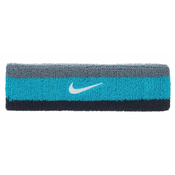 Znojnik za glavu Nike Swoosh Headband - cool grey/teal nebula/black