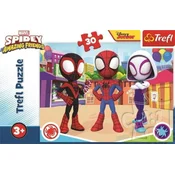 Trefl Puzzle Spidey in njegovi neverjetni prijatelji 30 kosov