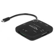 DeLOCK 65529 USB 2.0 Black card reader