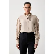 Seventy Venezia bluza z volančki ženska s svilo