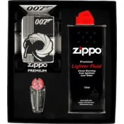 shumee Darilni set vžigalnikov ZIPPO JAMES BOND BLACK ICE št. 1