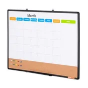 VEVOR Kombinacijska tabla 60x90x13 cm bela rjava črna