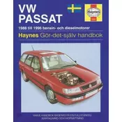VW Passat 1988 - 1996 (svenske utgava)