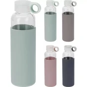 Gastro steklenka za pitje s silikonskim ovitkom, različne barve, prostornina: 0,55 l, 235 mm