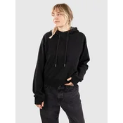 Blue Tomato Boxy ženski pulover s kapuco washed black