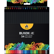Olovke u boji Adel BlackLine - 24 klasicne boje