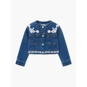 Mayoral Jeans jakna 3453 Mornarsko modra Cropped Fit
