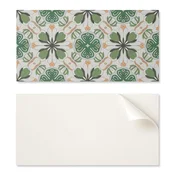 shumee PVC samolepilne ploščice z motivom, idealne za hodnik, cvetlični vzorec v simetriji 10x40x20 cm