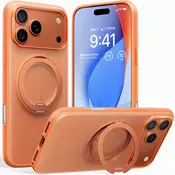 Premium ovitek Torras Ostand R Fitness za iPhone 17 Pro - orange