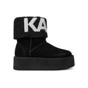 Karl Lagerfeld Škornji THERMO  črna / bela