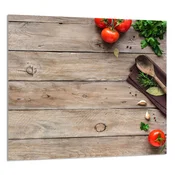 shumee STEKLENA PLOŠČA ZA KUHINJO 65x60 Les