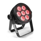 Beamz Professional BAC500 Aluminium, ProPar, 7x14 W 7 v 1 LED dioda, RGBA-UV-CW/WW, črna (Sky-151.329)