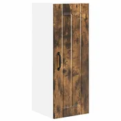 Vidaxl Omarica na steni LUCCA Dimljen hrast 30 x 31 x 80 cm