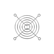 Arctic Cooling 80mm Fan Grills Ventilator za ohišje (80 mm) (ACFAN00085A)