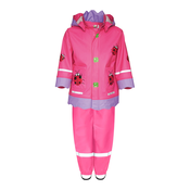 PLAYSHOES Funkcionalna obleka Glückskäfer majnica/roza/rdeča/črna