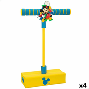 Pogo skakac Mickey Mouse 3D Rumena Childrens (4 kom.)