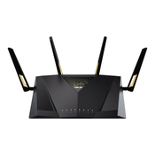 ASUS RT-AX88U Pro AX6000 Dual-Band WiFi 6 (802.11ax) Router, Dual 2.5G Port, 2.0 GHz Quad-core CPU, AiProtection Pro, WPA3, Parental Control, Adaptive QoS, Port Forwarding, WAN aggregation, free netwo, 90IG0820-MO3A00 90IG0820-MO3A00