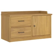 Vidaxl klop v preddverju SANDNES 87x40x50 cm masivni les bor