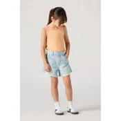 Levis kratke hlače otroške denim CROCHET APPLIQUE A LINE SH
