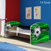 Djecji krevet ACMA s motivom, bocna wenge 140x70 cm 14 Goal