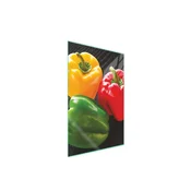 shumee Steklena deska za rezanje 35x52 Pepper