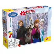 LISCIANI Puzzle Frozen My Friends 2u1 složi I oboji - 108 delova