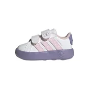 Adidas Patike za devojcice Grand Court Minnie Cf I, KI9443, Belo-ljubicaste